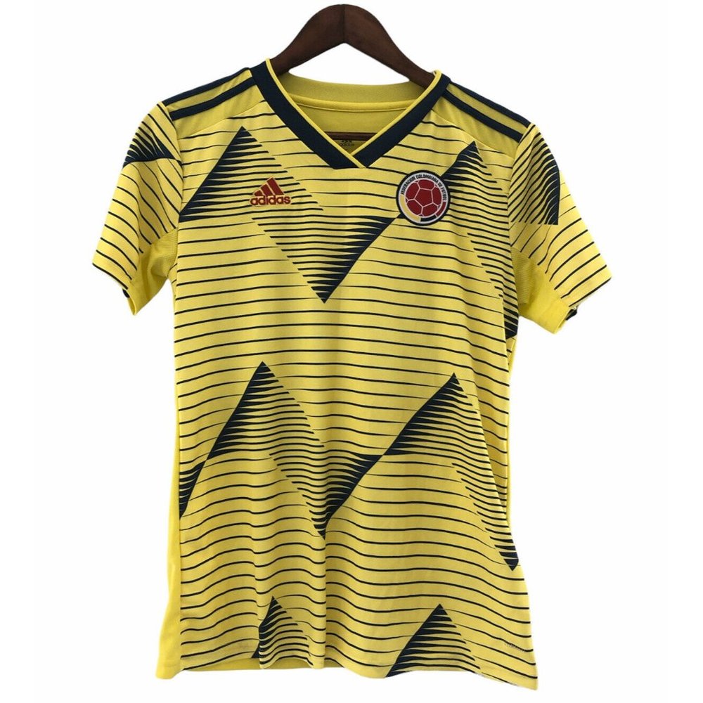 Adidas Soccer Jersey Colombia National Team Soccer Home 2019 Yellow Size Small